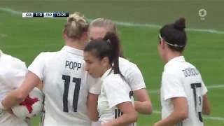 Frauenfussball WM 2019 Quali Deutschland Färöer 1 Halbzeit [upl. by Patrizio]