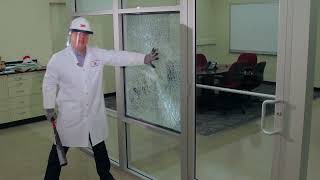 3M Safety and Security Windows Film Demonstration [upl. by Michaeline]