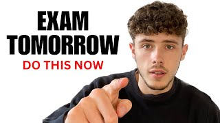 If I Had An Exam Tomorrow Heres What I Would Do  GCSE and ALevel AQA Edexcel OCR [upl. by Ybrad]