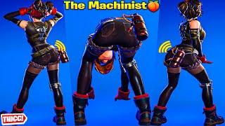 New Fortnite The Machinist Skin Showcase Thicc 🍑😍 Top Tiktok Emotes amp Dances 😘 Battle Pass Outfit😜 [upl. by Artapoelc]