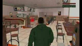 GTA San Andreas Explosion Glitch and Wall Corner Glitch [upl. by Ysnil]