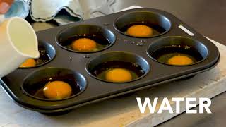 How to poach eggs oven method [upl. by Anyah567]