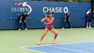 Ipek Soylu  US Open juniors 2013  Slow motion video 02 [upl. by Hitoshi683]