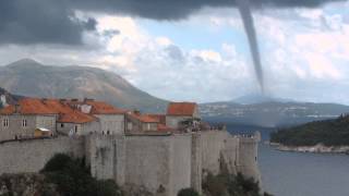 Waterspout Dubrovnik Croatia [upl. by Egief]