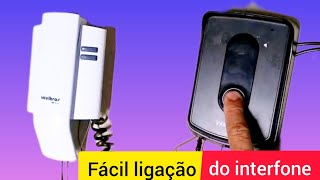 Como fazer a ligação básica do interfone IPR 8000 [upl. by Zandt]