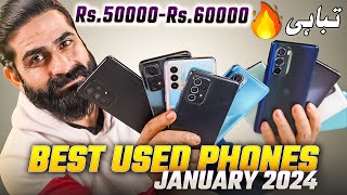 Best Used Phones From 50000 to 60000 January 2024  Top 10 Best Used amp Kit Phones in 2024 [upl. by Olraced]