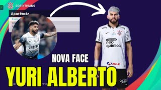 FACE ATUALIZADA YURI ALBERTO CORINTHIANS 2024 PES 2021 XBOXPS4PS5 [upl. by Tabby]