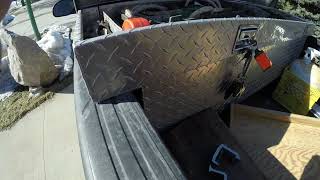 Truck tool box install without drilling your bed rails  The best mount no one knows about [upl. by Meri378]