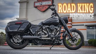 HARLEY DAVISON 2020 ROAD KING SPECIAL PERFOMANCE BAGGER  T BARS  CLUB STYLE  TEST RIDE [upl. by Hsirrap]