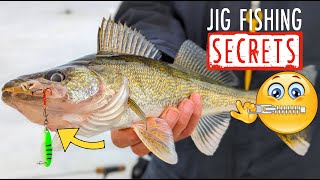 SECRET Ice Fishing TIPS to Catch More WALLEYES [upl. by Akinat292]