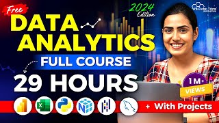 Data Analytics FULL Course for Beginners to Pro in 29 HOURS  2024 Edition [upl. by Hightower291]