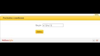 Kalkulator do pochodnych cząstkowych eTrapez [upl. by Charil]