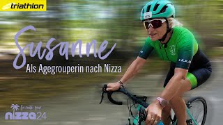 Als Agegrouperin nach Nizza Susannes Traum zum 60 Geburtstag  IronmanWM 2024 [upl. by Letnwahs723]