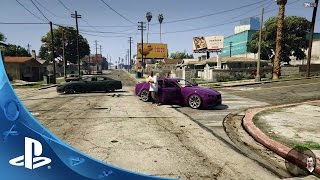 Grand Theft Auto V First Person Experience  PS4 [upl. by Aivin]