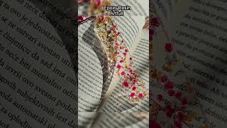 Bookmark of epoxy resin and dried flowers 📖🩷 easyresin resin epoxy [upl. by Eanel]