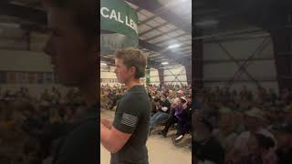 Tim Sheehy has stopped in Kalispell for his Save America Rally [upl. by Melosa]