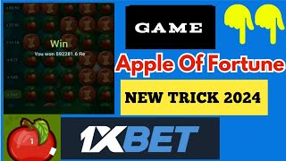 💰 APPLE OF FORTUNE GAME  2024 NEW PLAYING METHOD AND NEW TRICK 1XBET 💯 [upl. by Joly272]