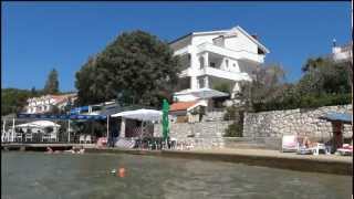 Insel Rab  Restaurant amp Pansion More Meer am Meer mit Strandbar Supetarska Draga [upl. by Oiramat791]