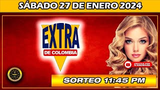 Resultado EXTRA DE COLOMBIA del SÁBADO 27 de enero del 2024 [upl. by Schober]