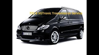 Mercedes W639 Vito 7226 5GTronic Gearbox Automatic Transmission Fluid ATF Change Service [upl. by Malvino]