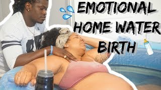 OUR EMOTIONAL HOME WATER BIRTH Live VLOG [upl. by Worthy]