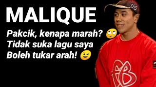 Malique  Muzik Buatku High Lirik 💯 [upl. by Aoniak]