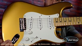 Fender American Original 50s Stratocaster  Aztec Gold [upl. by Nahsin]