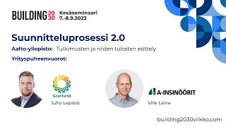 Suunnitteluprosessi 20  Building 2030 kesäseminaari [upl. by Nosbig913]