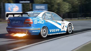 Volvo S40 BTCC in Lime Rock Park assettocorsa [upl. by Tnomad]