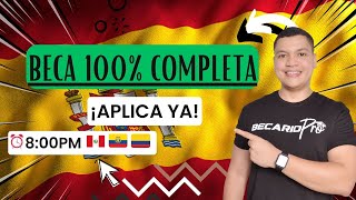 ¡Abrió una gran beca 100 completa aplica YA [upl. by Seeto]