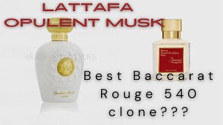 Lattafa Opulent Musk Malayalam reviewBest Baccarat Rouge 540 clone [upl. by Kovar386]