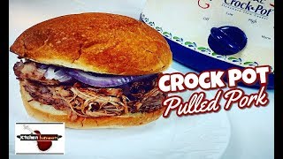 BBQ Crock Pot Pulled Pork Pulled Pork Recipe  Kitchen Instruments [upl. by Nuarb591]