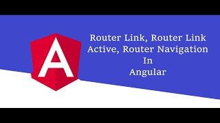 Router Link in Angular Router Link Active in angular  Angular Navigation  Angular Tutorial 18 [upl. by Clausen]