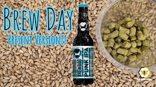 How to Homebrew BrewDog Punk IPA Post 2010 Version in the Kitchen on your Stovetop  Brew Day [upl. by Marchall792]