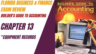 Builders Guide To Accounting Chapter 13 Review for the Florida Business amp Finance Exam [upl. by Clower]