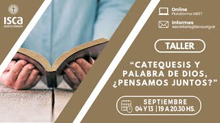 TALLER CATEQUESIS Y PALABRA DE DIOS ¿PENSAMOS JUNTOS 1 [upl. by Gnouhc284]