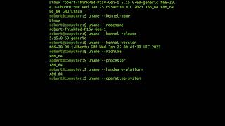 The uname Command In Linux [upl. by Deron973]