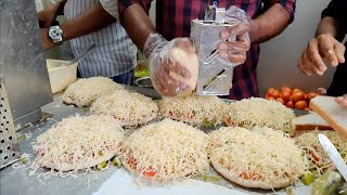 Fully Loaded Cheese Pizza  Mumbai Special Pizza  Indian Street Food [upl. by Sue]