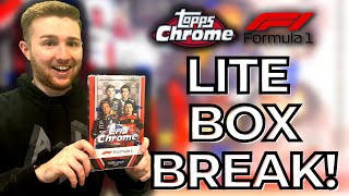 NEW TOPPS FORMULA 1 CHROME 2022  F1 CHROME LITE HOBBY BOX BREAK  EXCLUSIVE RAYWAVE PARALLEL HITS [upl. by Enyrhtac350]