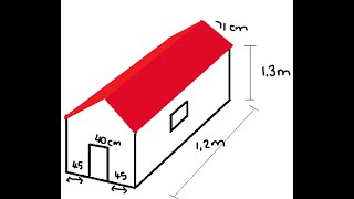 Area and Surface Area of a house  MATHS LIT [upl. by Zel]