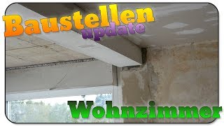 Baustellen update 34Stahlträger verkleidet und Rigips unter der Decke [upl. by Onaicilef]