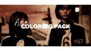 ☾ free ae coloring pack [upl. by Shushan61]