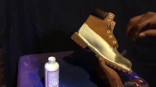 DIY HOW TO CUSTOMIZE TIMBERLAND BOOTS [upl. by Zoi]