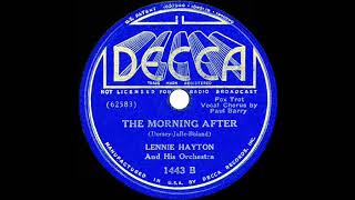 1937 Lennie Hayton  The Morning After Paul Barry vocal [upl. by Nert]