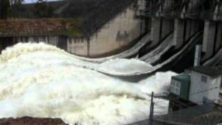 Wivenhoe Dam Flood Release Brisbane River Australia [upl. by Christopher329]