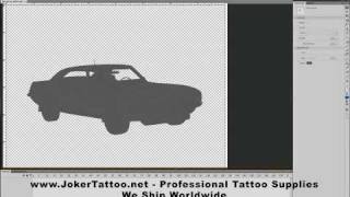 Create a Tattoo Stencil from a Photo using Photoshop [upl. by Anit44]