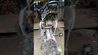 Звук пит байка без глушителей Sound pit bike without silencers [upl. by Hoashis]