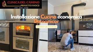 DEMANICOR installazione cucina economica da incasso DIETRO ALLE QUINTE [upl. by Ydnih]