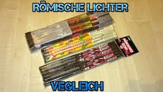 Römische Lichter Vergleich  Silvester 20162017 1080P FullHD [upl. by Wendt]