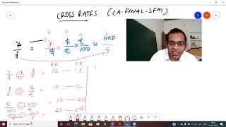 TRICK TO CALCULATE CROSS RATES IN FOREIGN EXCHANGE CA FINAL SFM [upl. by Moht726]